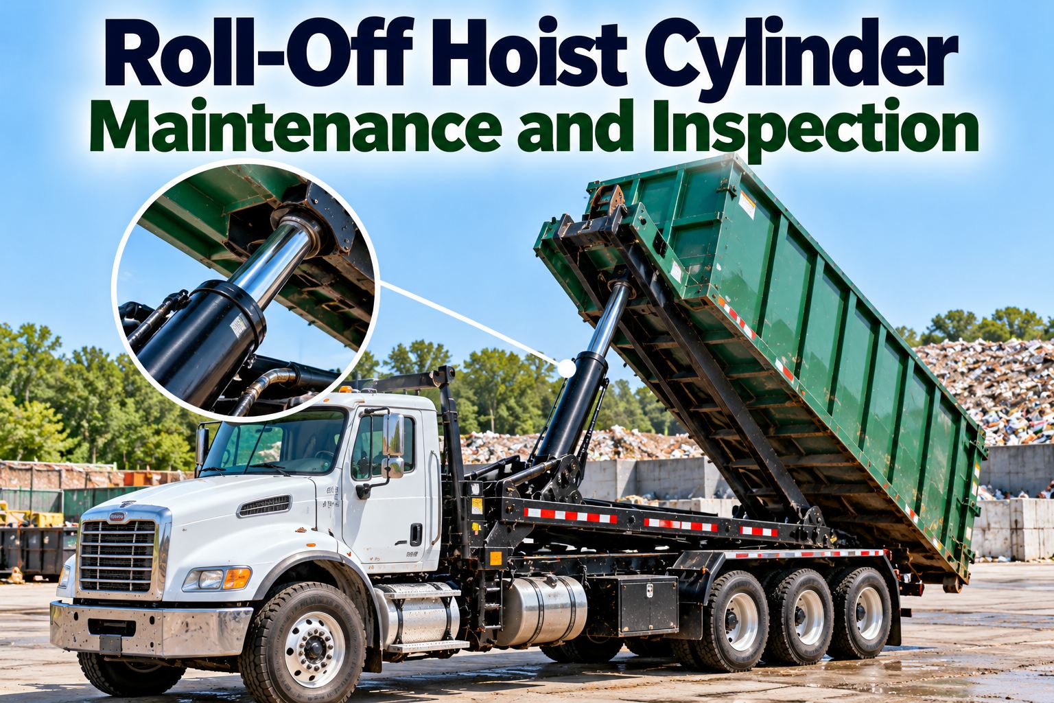 roll-off-hoist-cylinder-maintenance