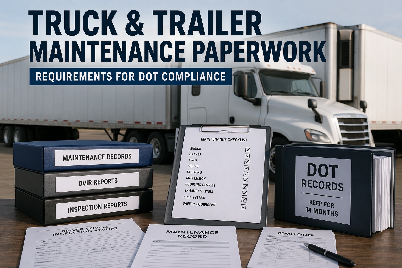 truck-trailer-maintenance-paperwork-dot