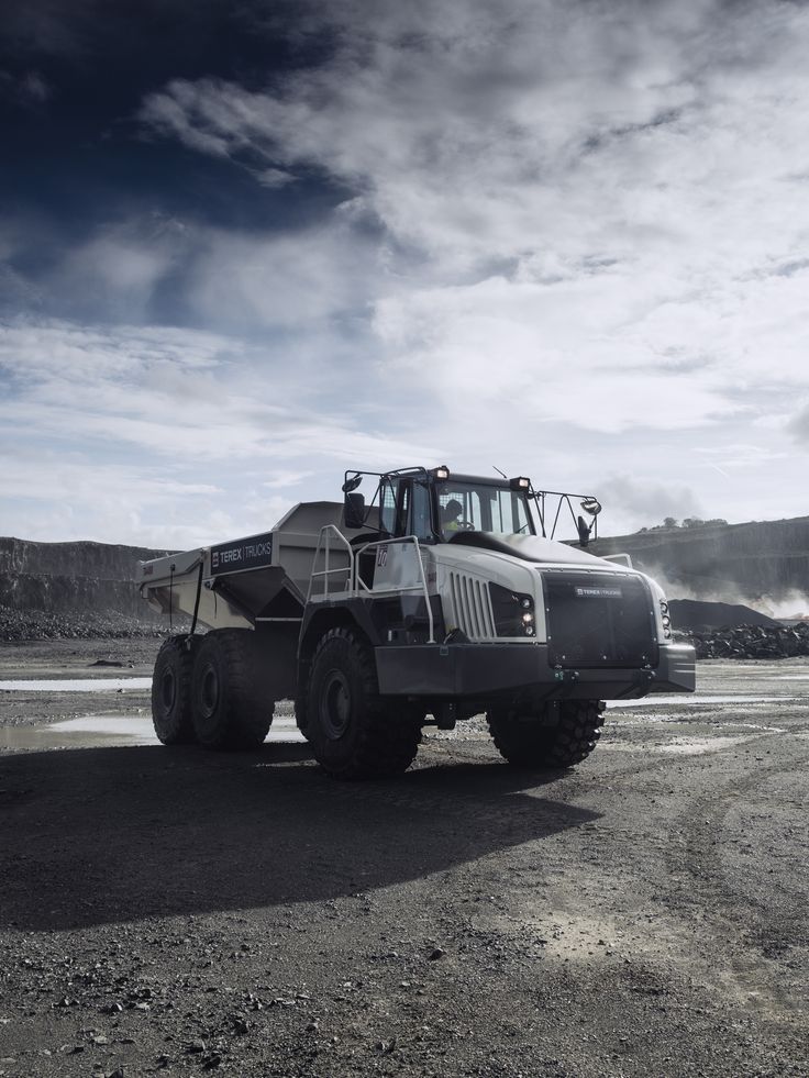 Terex articulated dump truck in a quarry