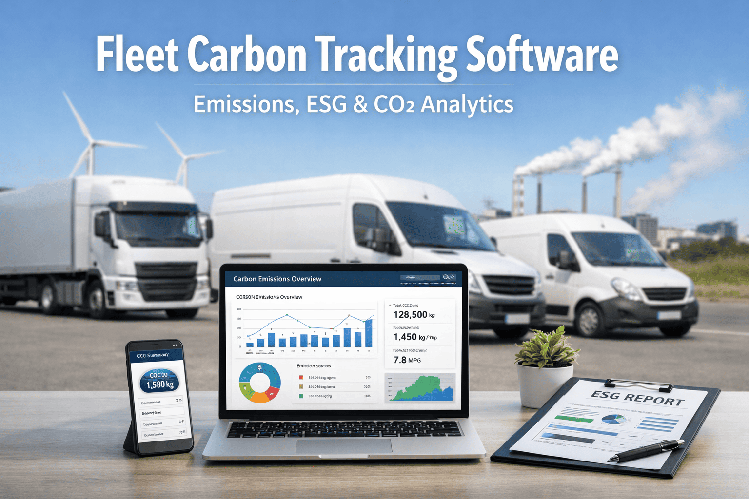 Fleet Carbon Tracking Software | Emissions, ESG & CO2 Analytics