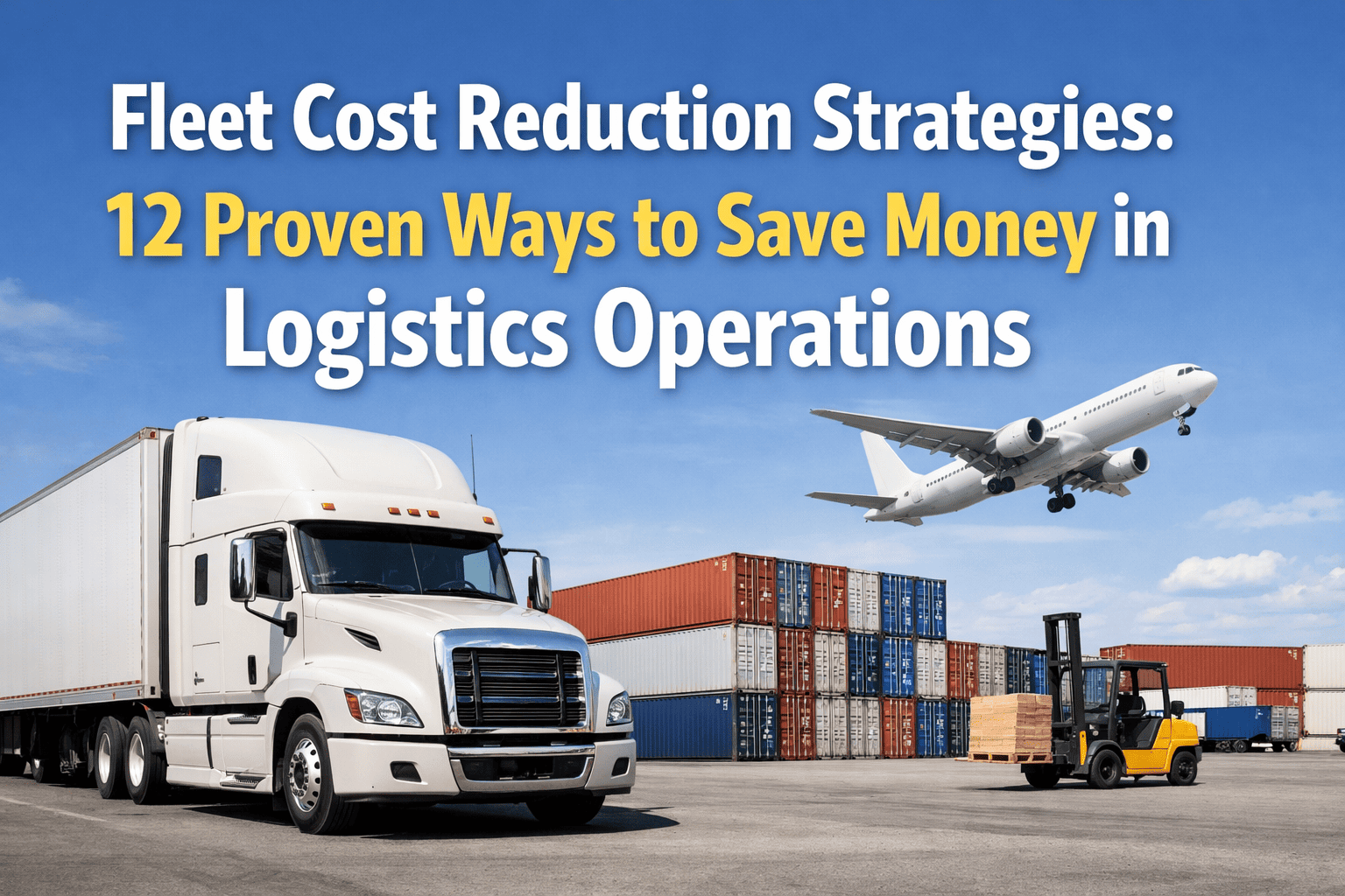 Fleet Cost Reduction Strategies: 12 Proven Ways to Save Money in ...