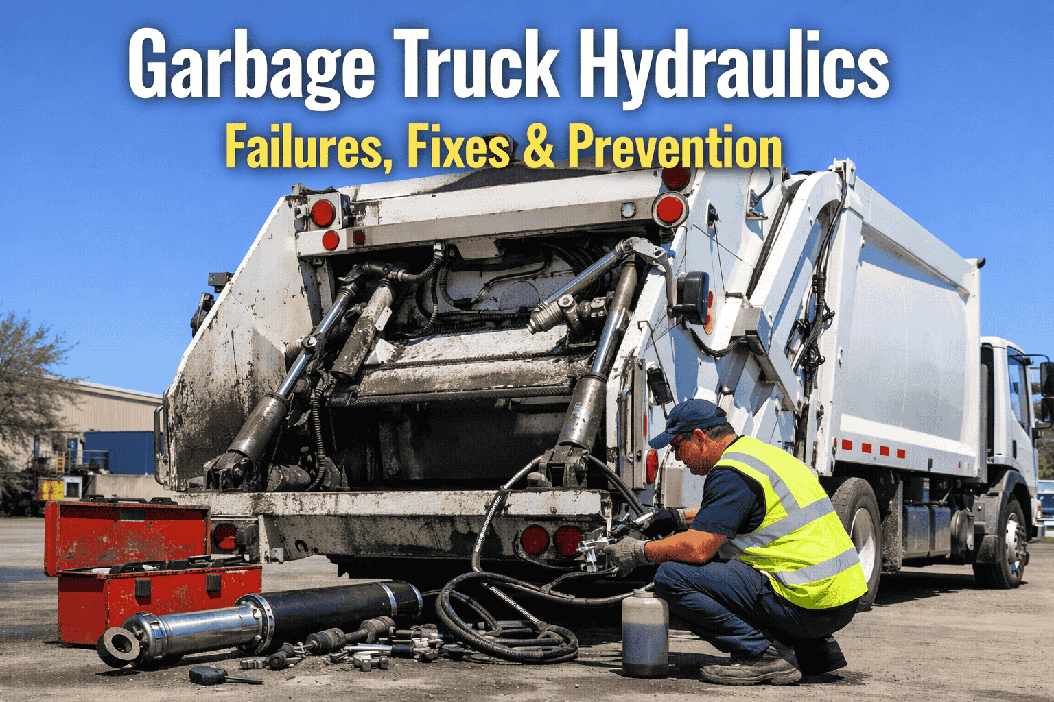 garbage-truck-hydraulic-system-failures
