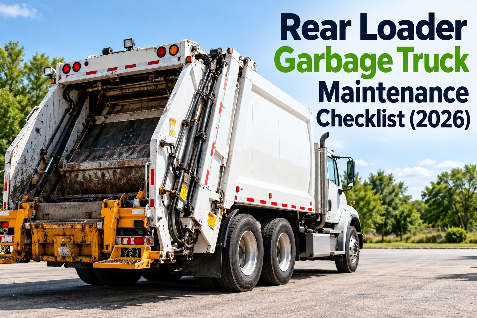 rear-loader-garbage-truck-maintenance-checklist