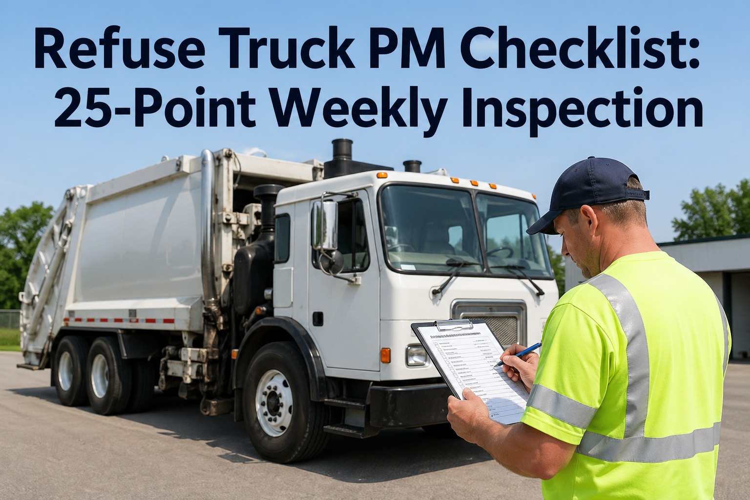 refuse-truck-weekly-pm-checklist