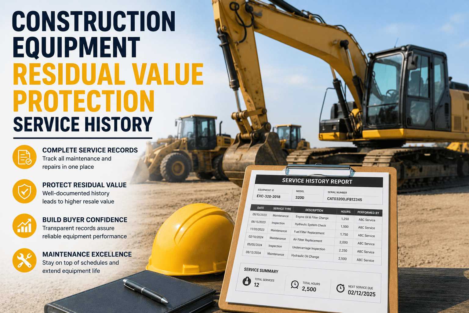 construction-equipment-residual-value-protection-service-history