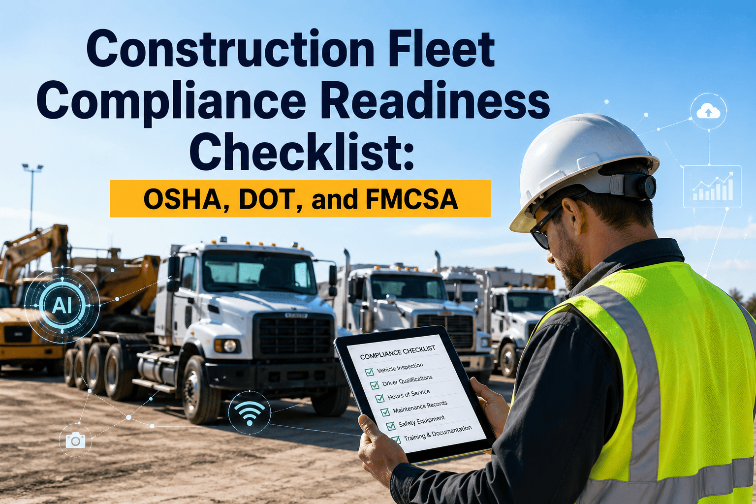 Construction Fleet Compliance Readiness Checklist: OSHA, DOT, and FMCSA
