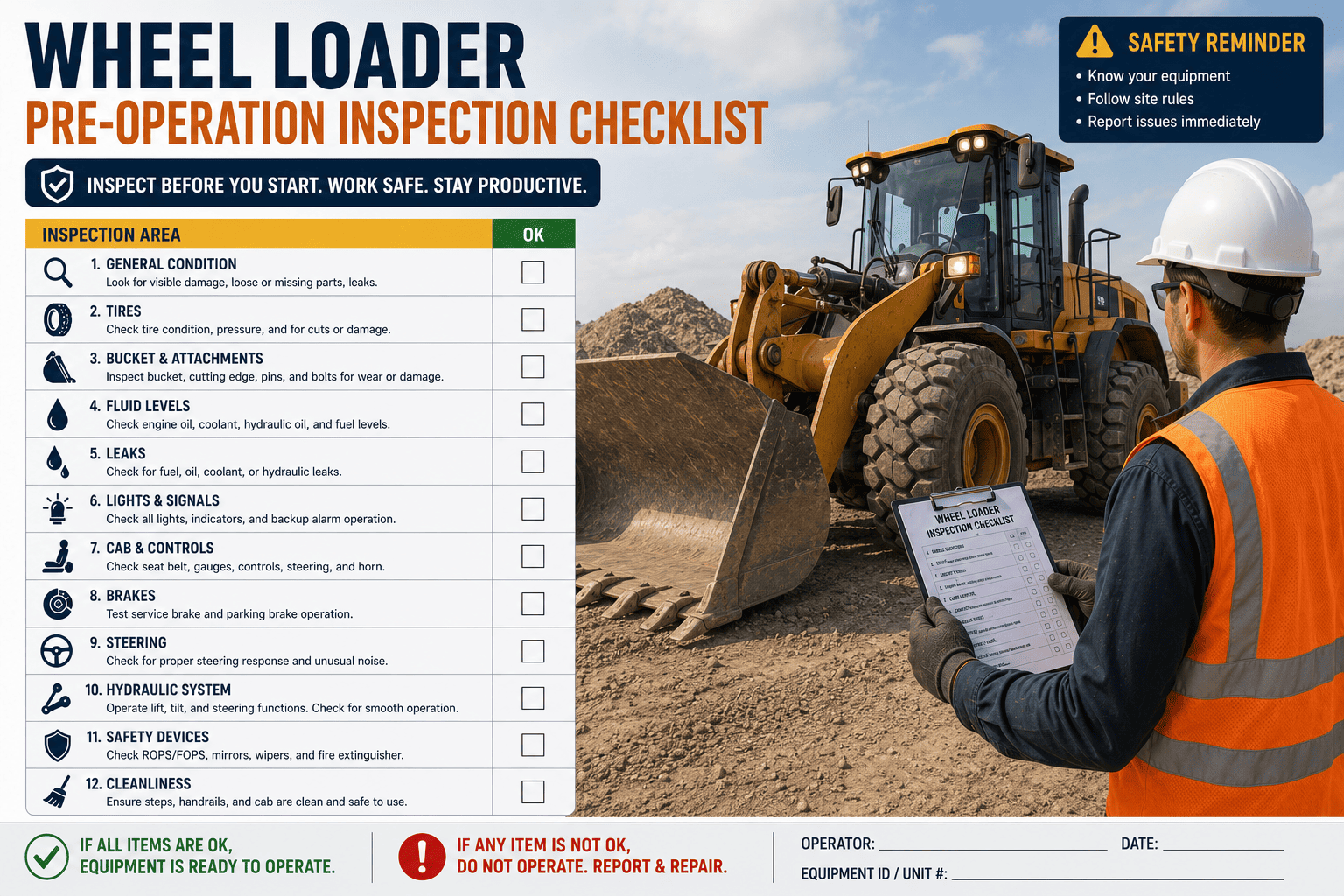 wheel-loader-pre-operation-inspection-checklist