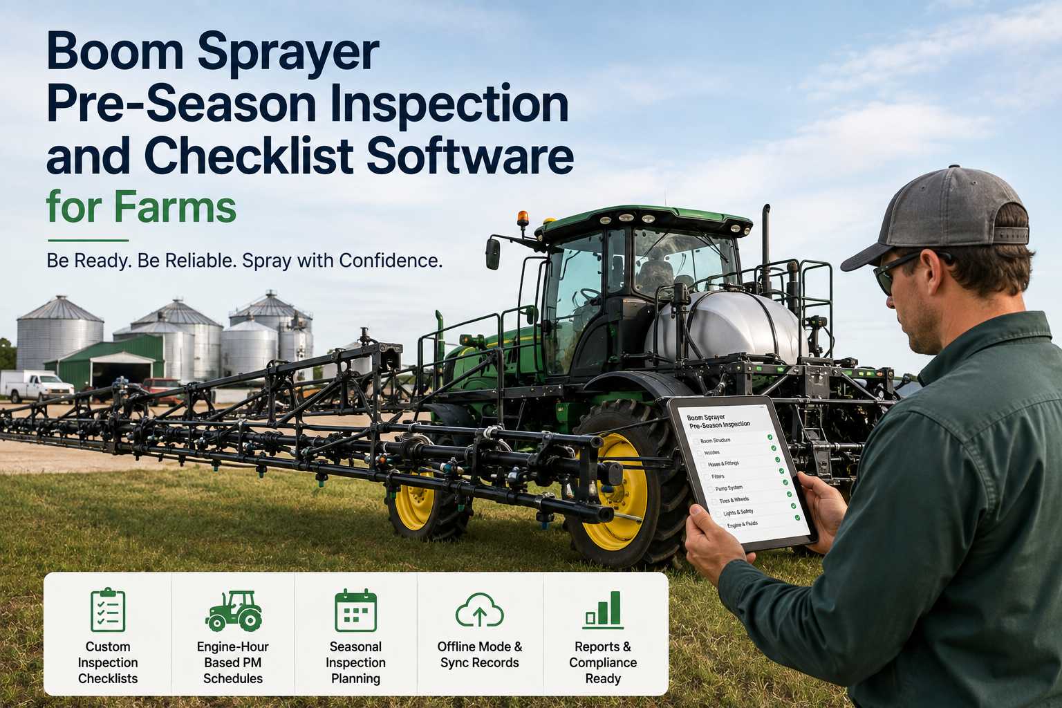 boom-sprayer-inspection-software-seasonal-harvest-readiness-guide