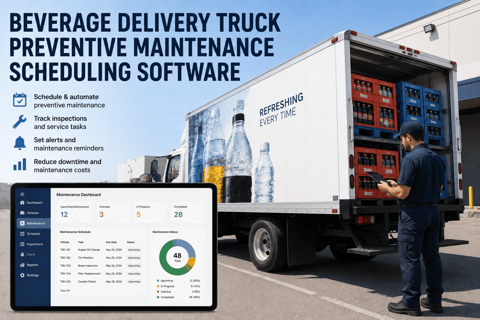 beverage-delivery-truck-preventive-maintenance-software-engine-hour-reefer-pm