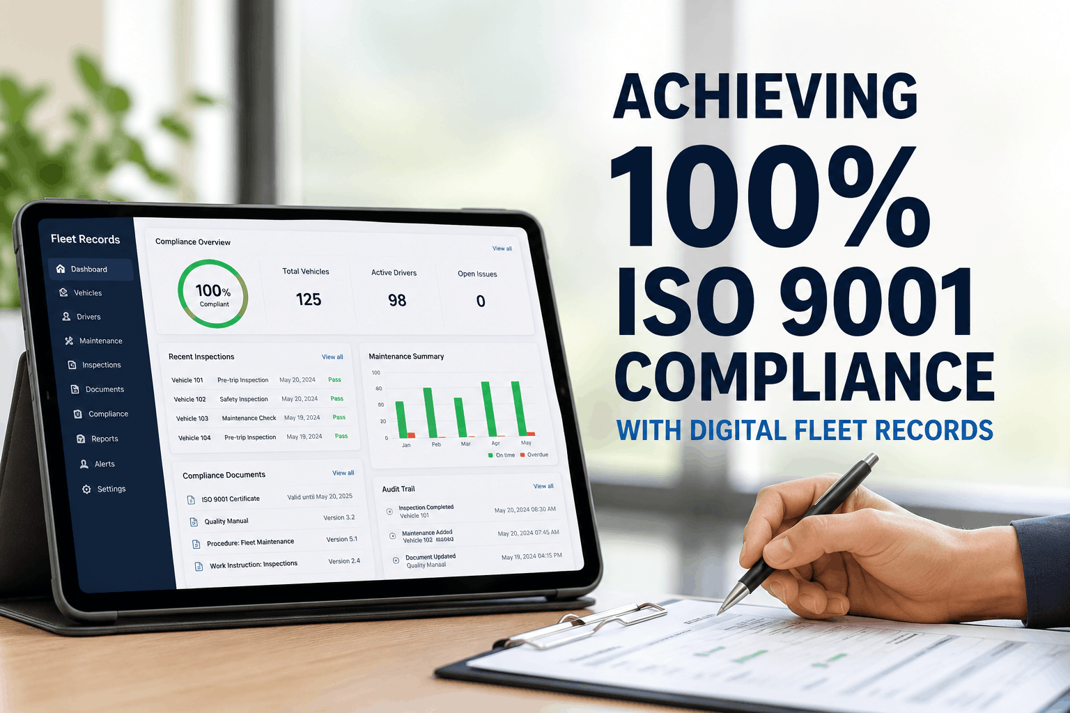 achieving-iso-9001-compliance-digital-fleet-records