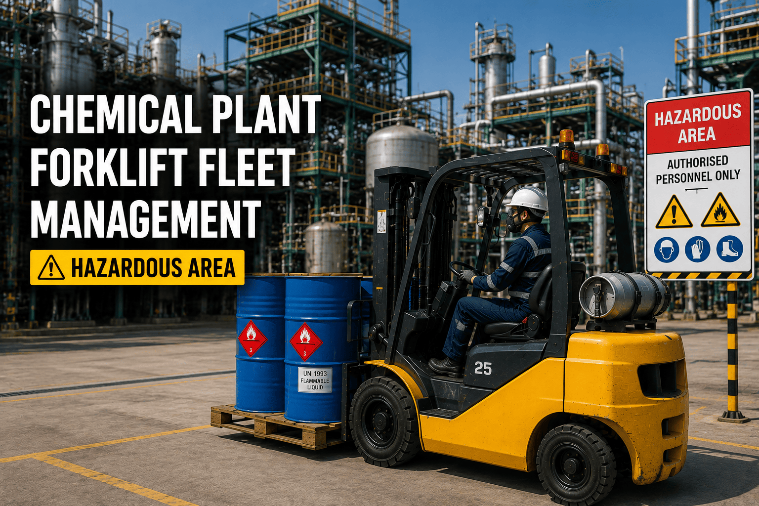 chemical-plant-forklift-fleet-management-hazardous-area