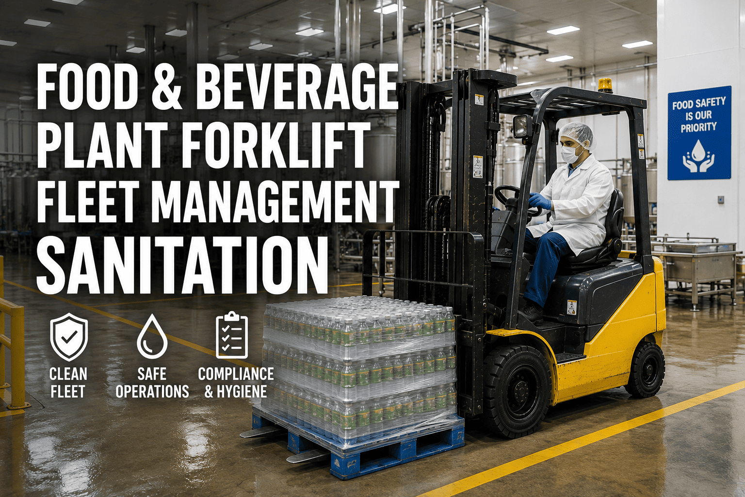 food-beverage-plant-forklift-fleet-management-sanitation