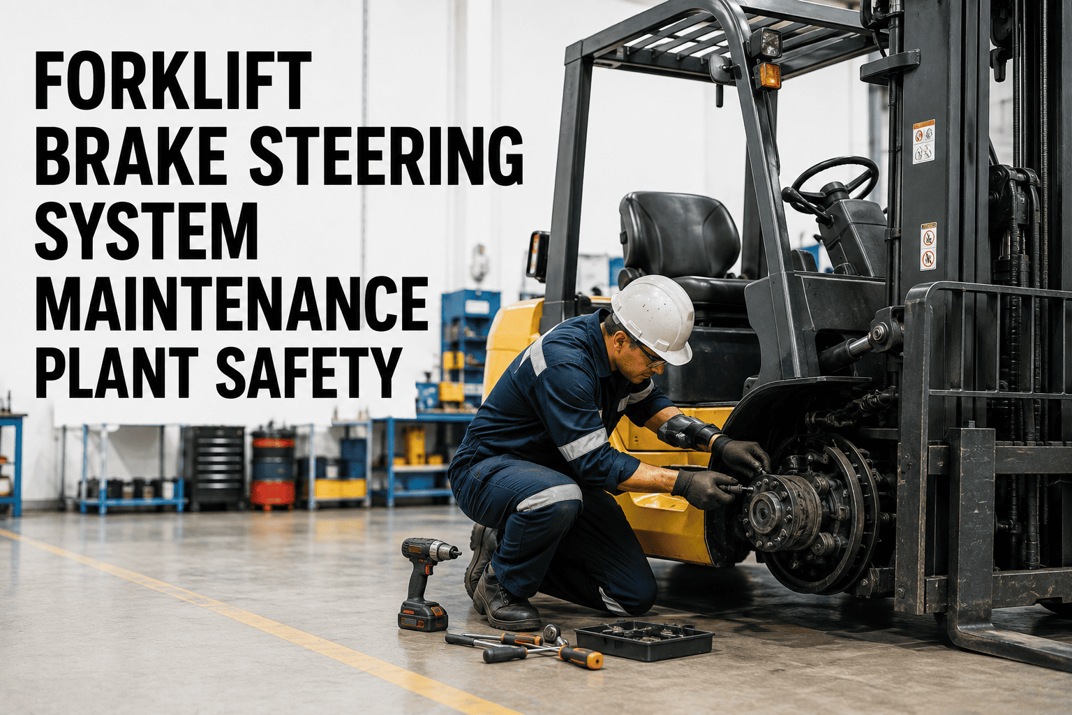 forklift-brake-steering-system-maintenance-plant-safety