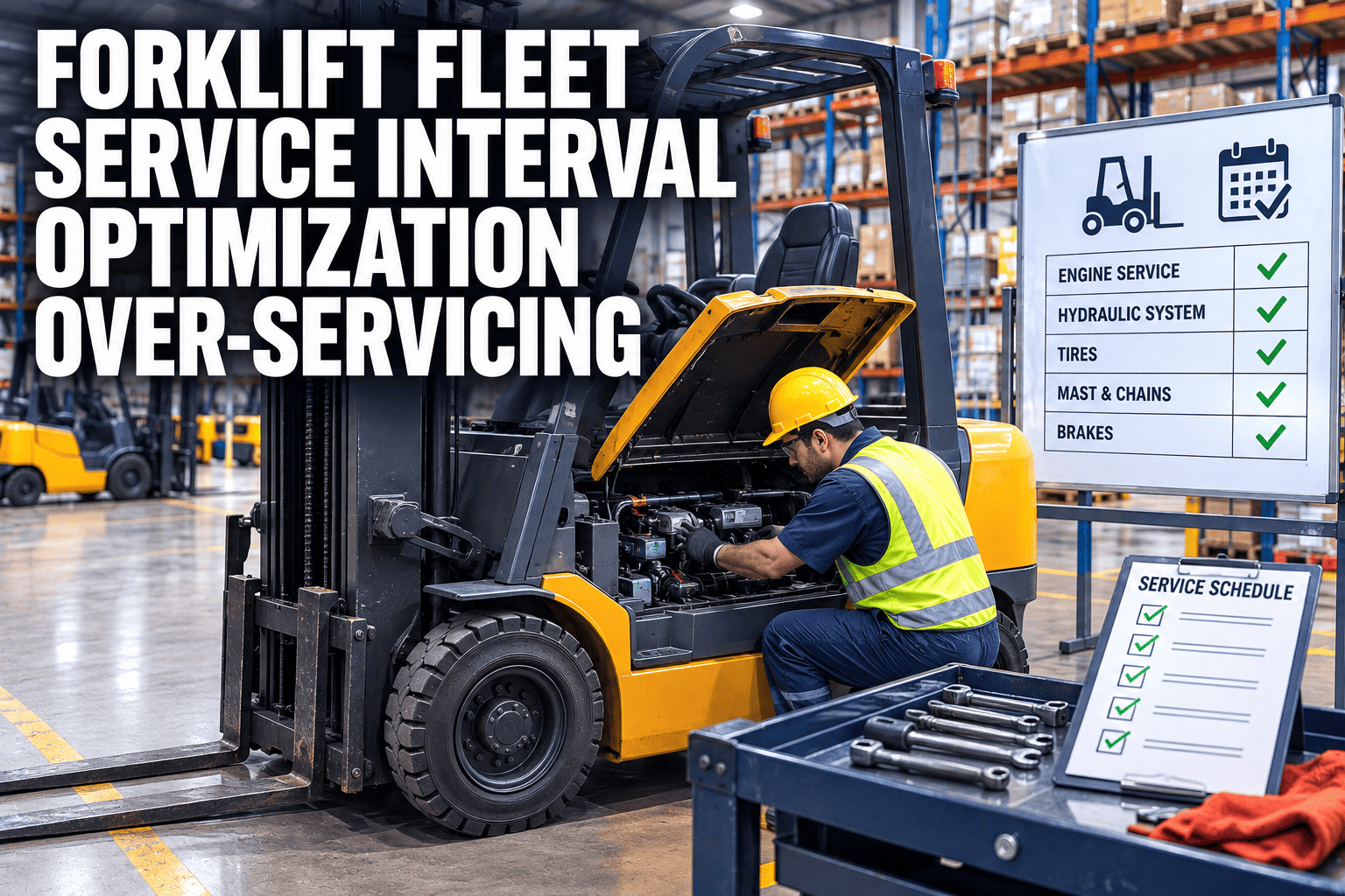 forklift-fleet-service-interval-optimization-over-servicing