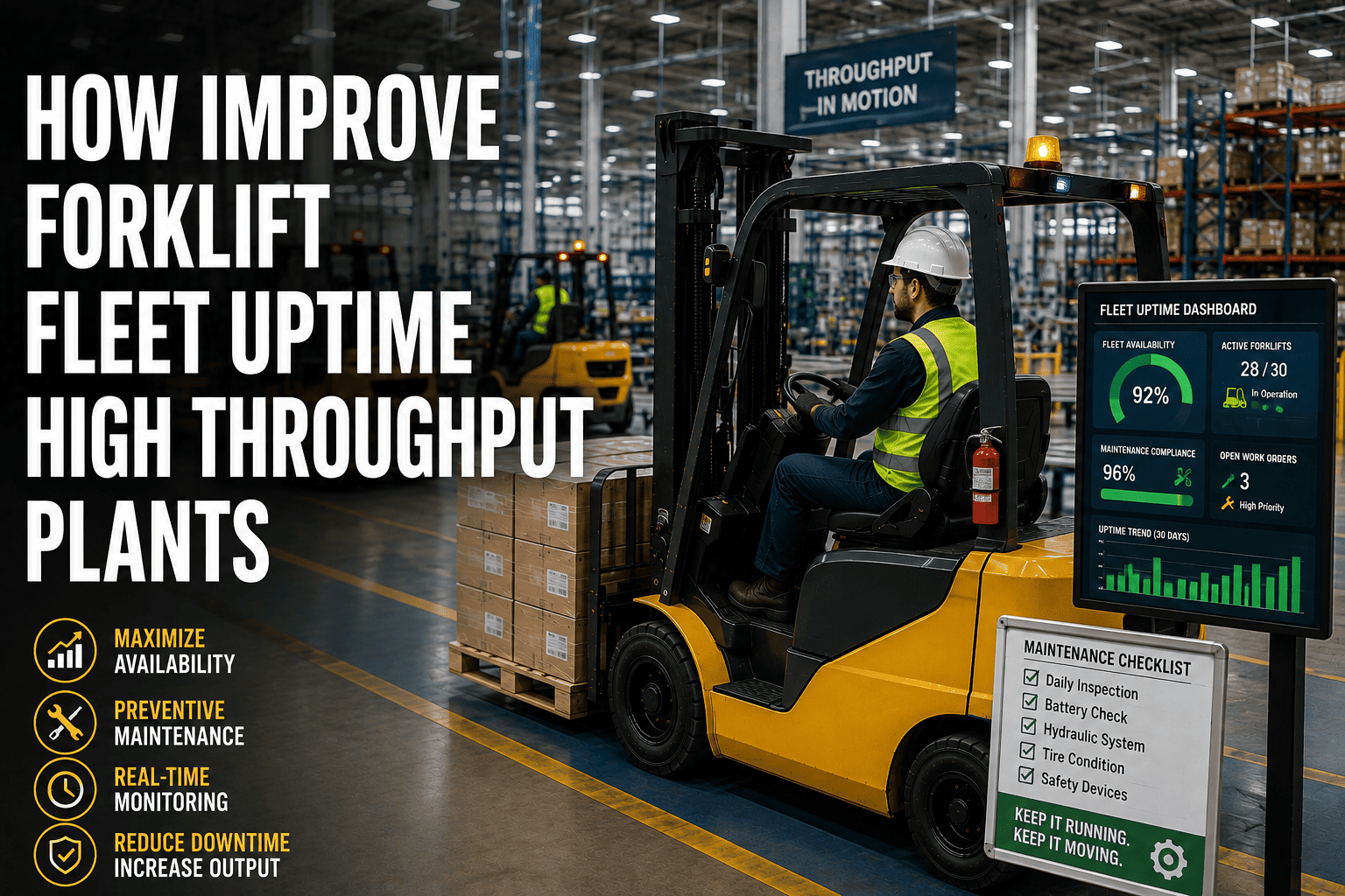 how-improve-forklift-fleet-uptime-high-throughput-plants