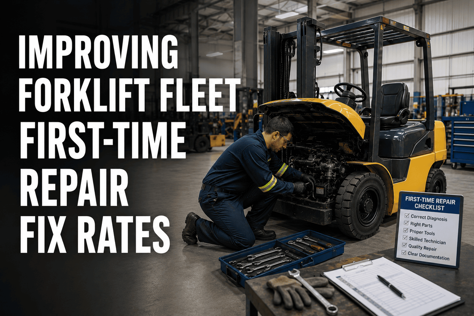 improving-forklift-fleet-first-time-repair-fix-rates