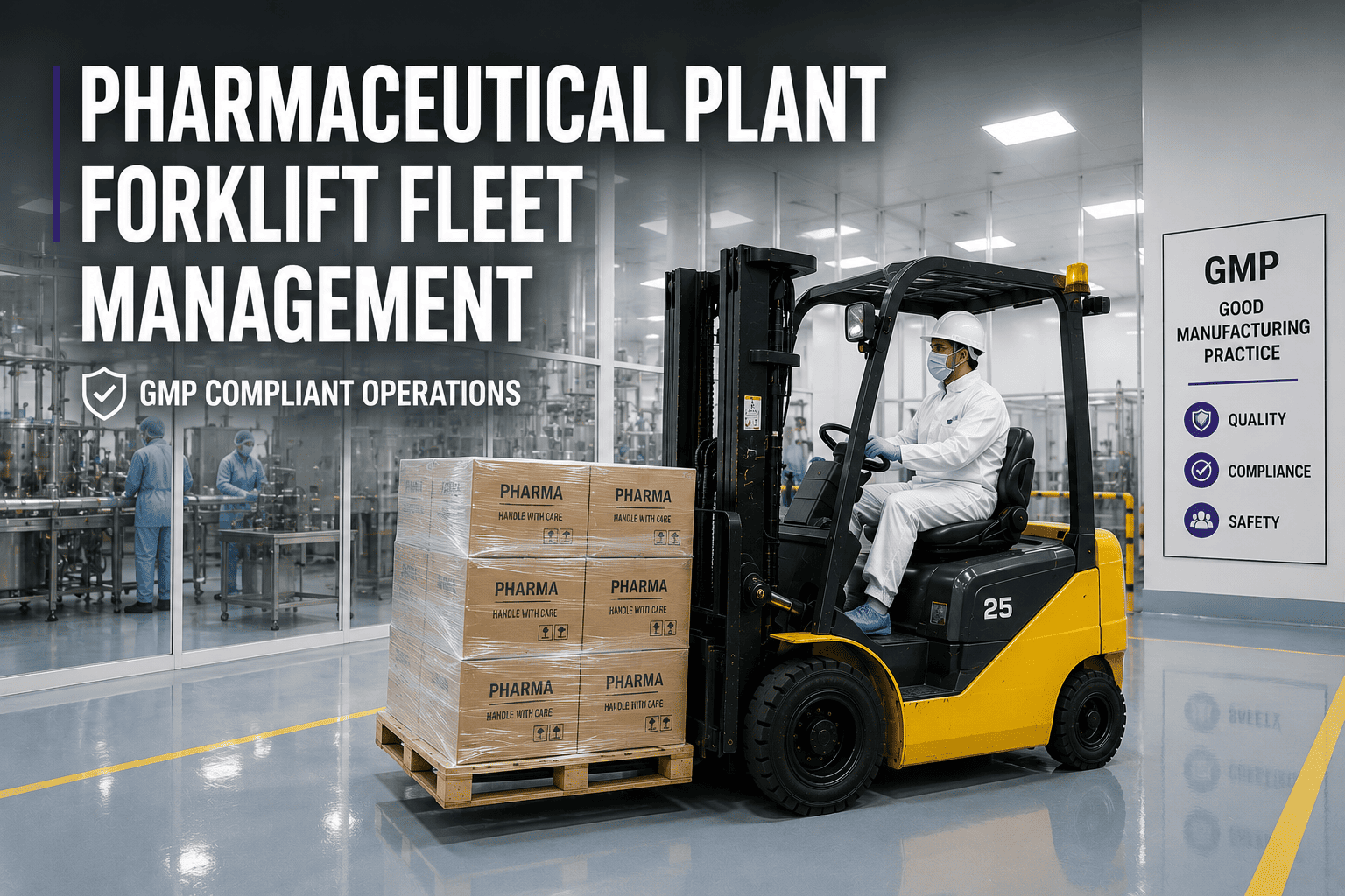 pharmaceutical-plant-forklift-fleet-management-gmp