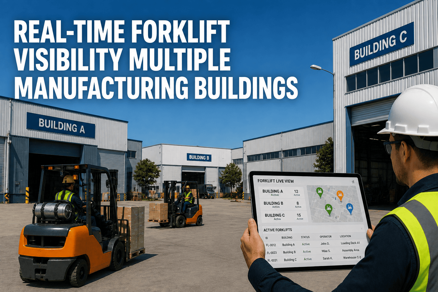 real-time-forklift-visibility-multiple-manufacturing-buildings