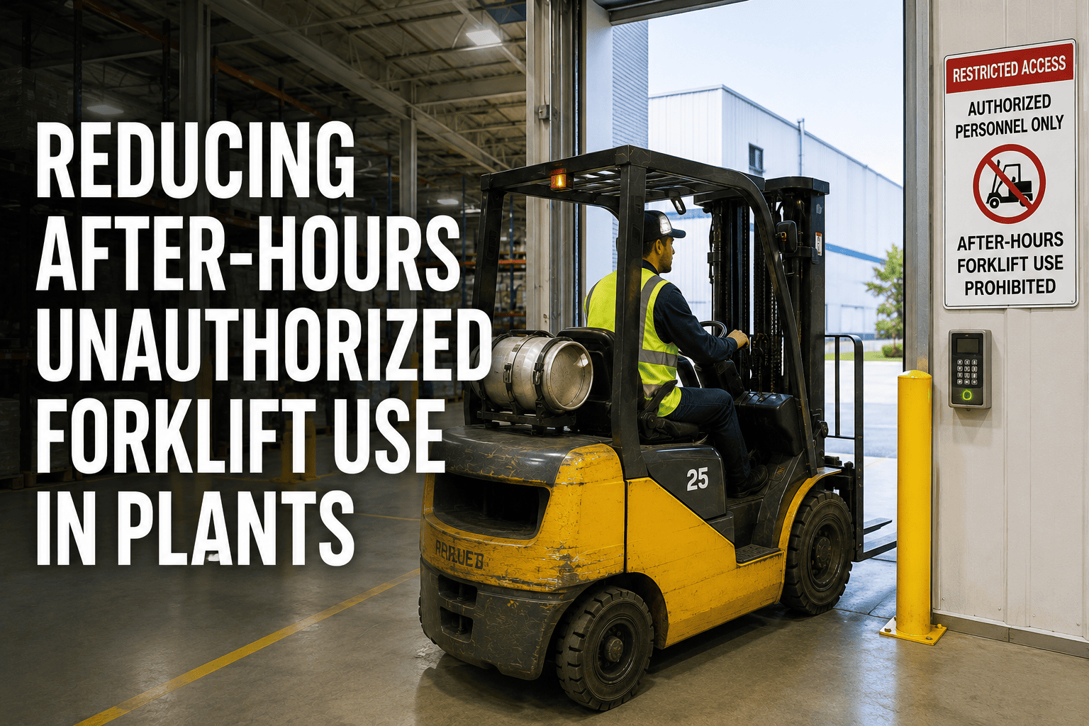 reducing-after-hours-unauthorized-forklift-use-plants
