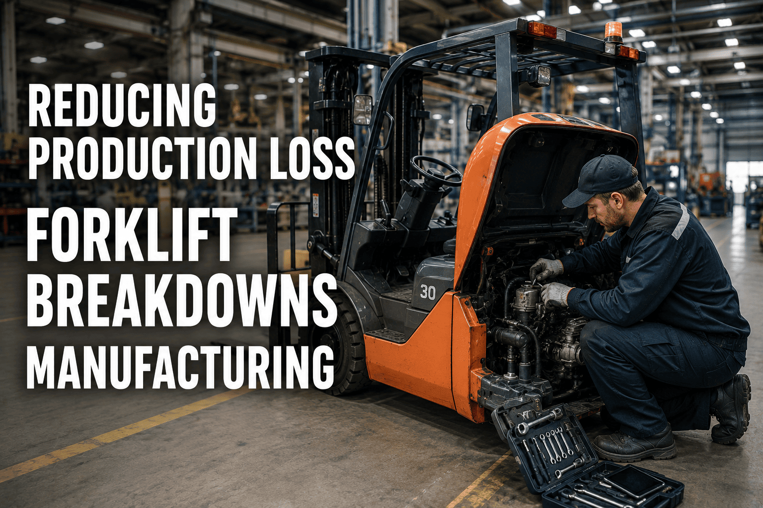 reducing-production-loss-forklift-breakdowns-manufacturing