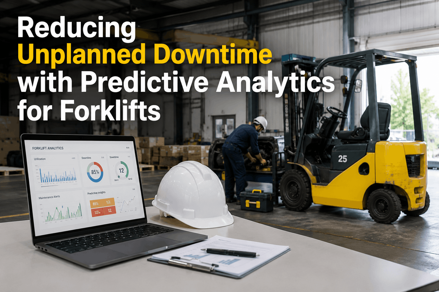 reducing-unplanned-downtime-predictive-analytics-forklifts