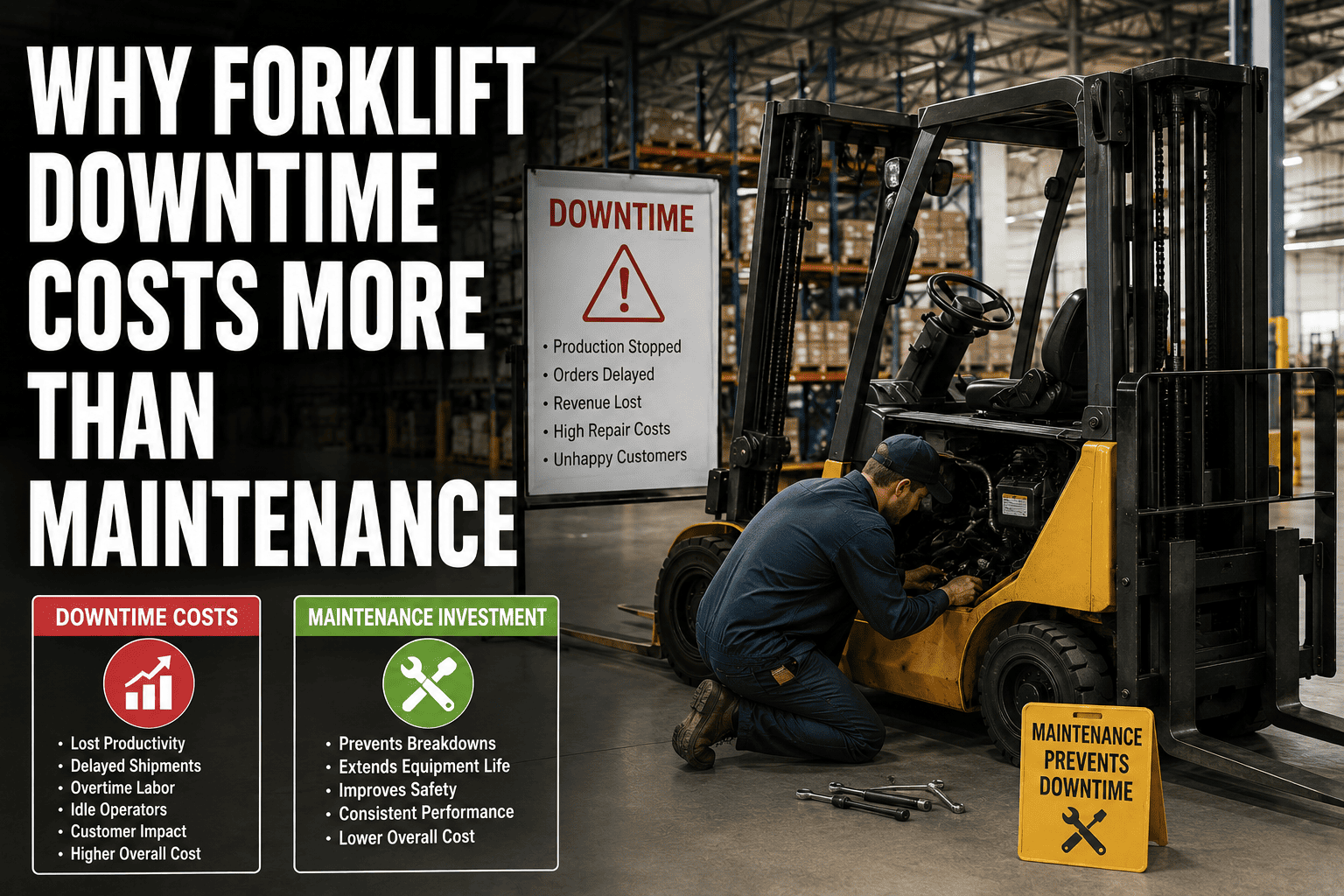why-forklift-downtime-costs-more-than-maintenance