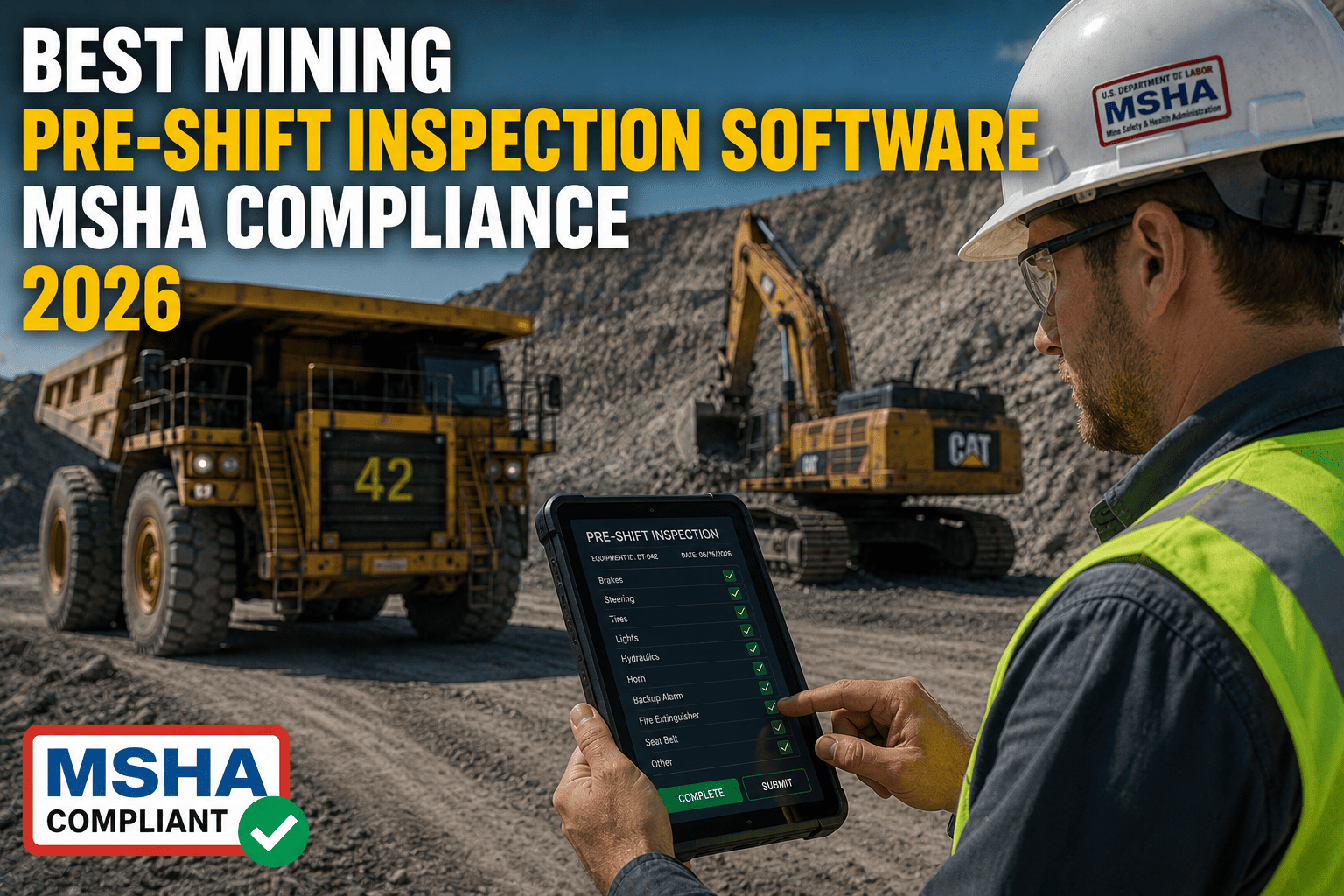 Best Mining Pre-Shift Inspection Software for MSHA Compliance in 2026
