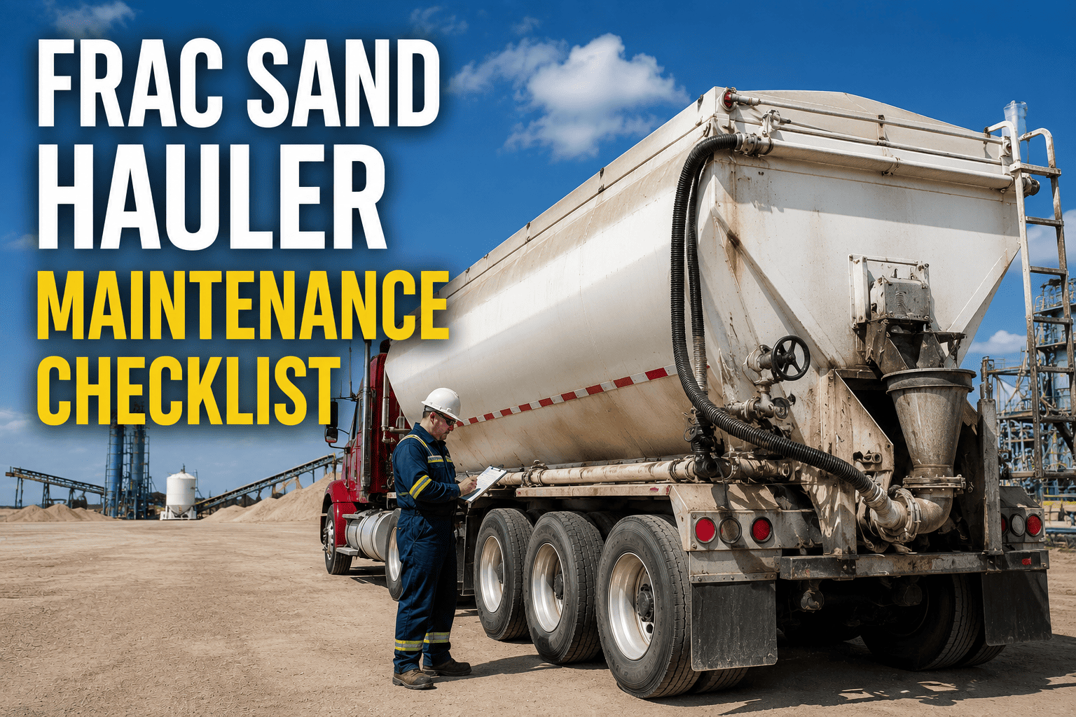 frac-sand-hauler-maintenance-checklist