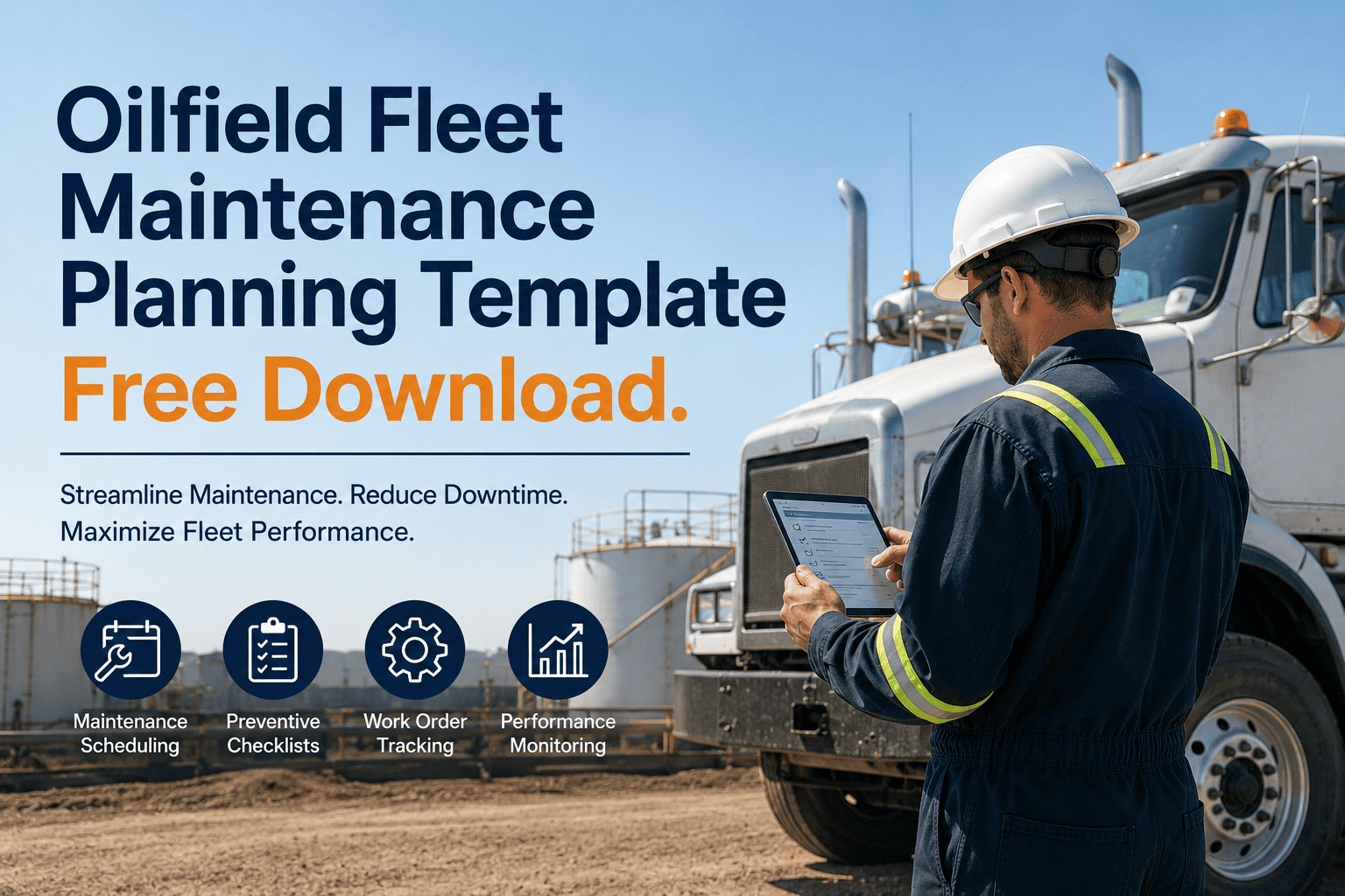 Oilfield Fleet Maintenance Planning Template Free Download