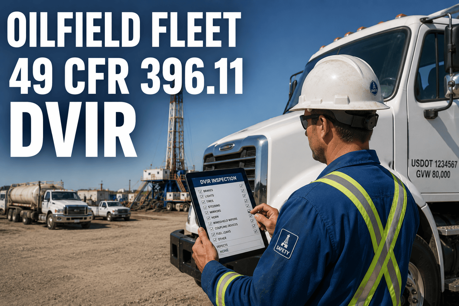 oilfield-fleet-49-cfr-396-11-dvir