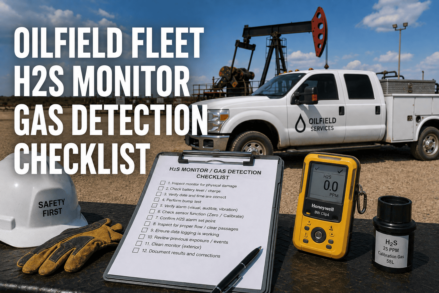 oilfield-fleet-h2s-monitor-gas-detection-checklist
