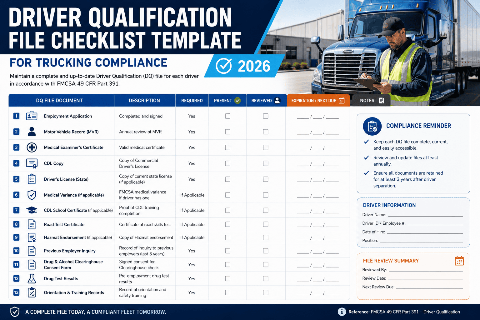 driver-qualification-file-checklist-template-for-trucking-compliance-2026
