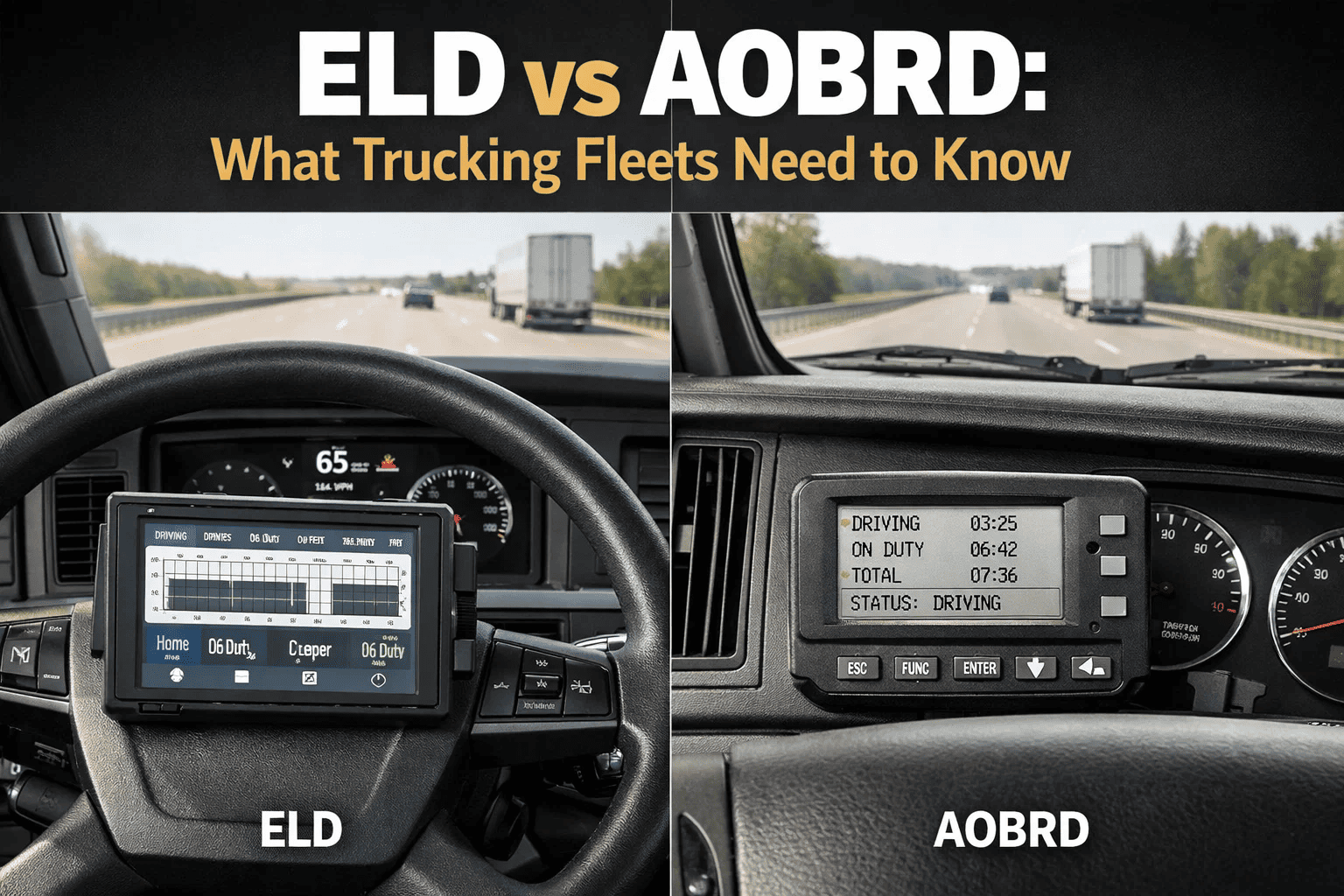 eld-vs-aobrd-trucking-fleets