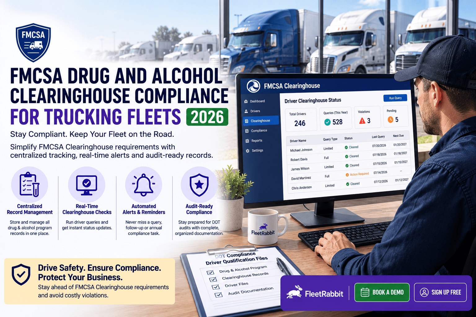 fmcsa-drug-and-alcohol-clearinghouse-compliance-for-trucking-fleets-2026