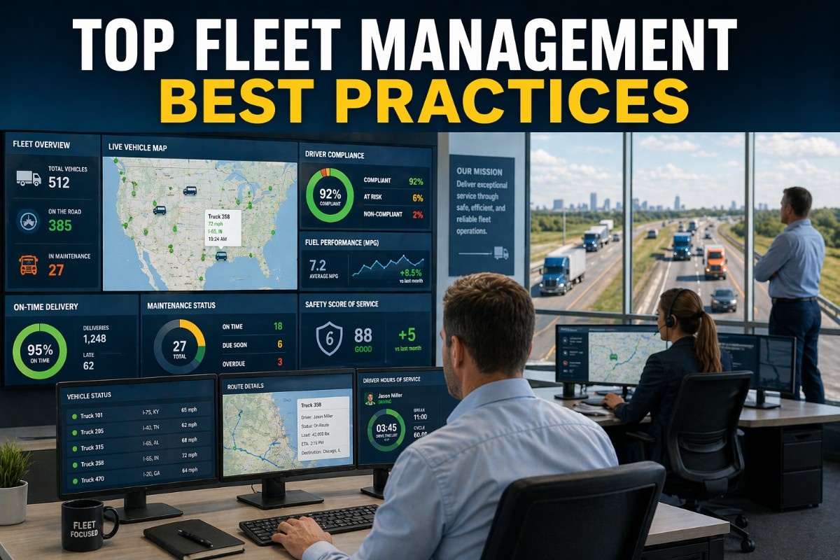 Top 10 Fleet Management Best Practices to Reduce Costs & Improve Efficiency