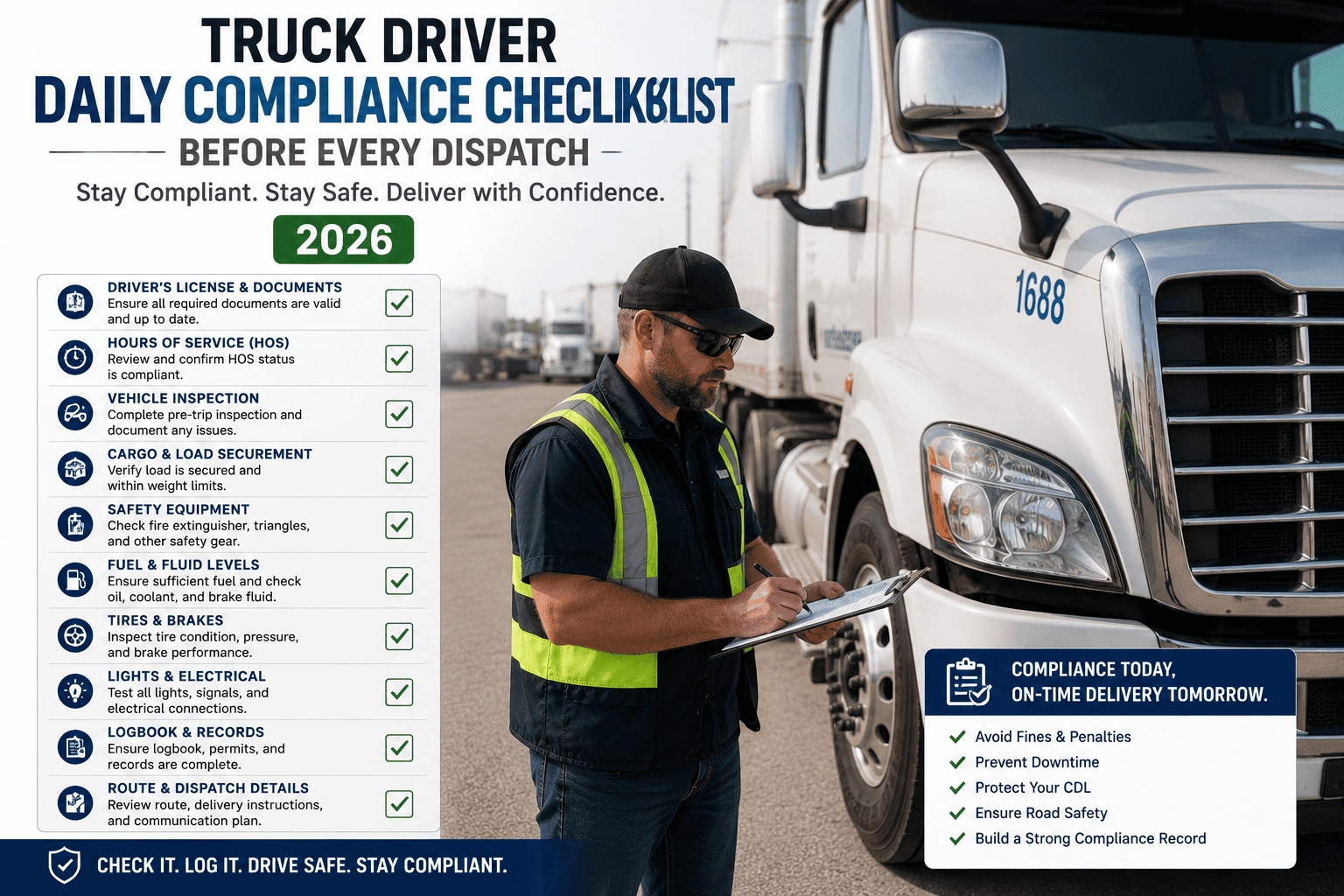 truck-driver-daily-compliance-checklist-before-every-dispatch-2026