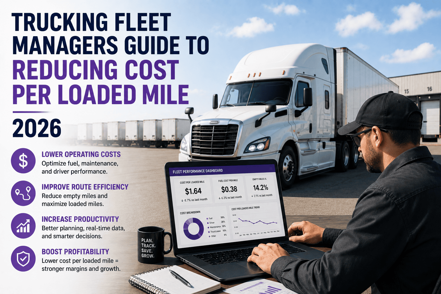 trucking-fleet-managers-guide-to-reducing-cost-per-loaded-mile-2026
